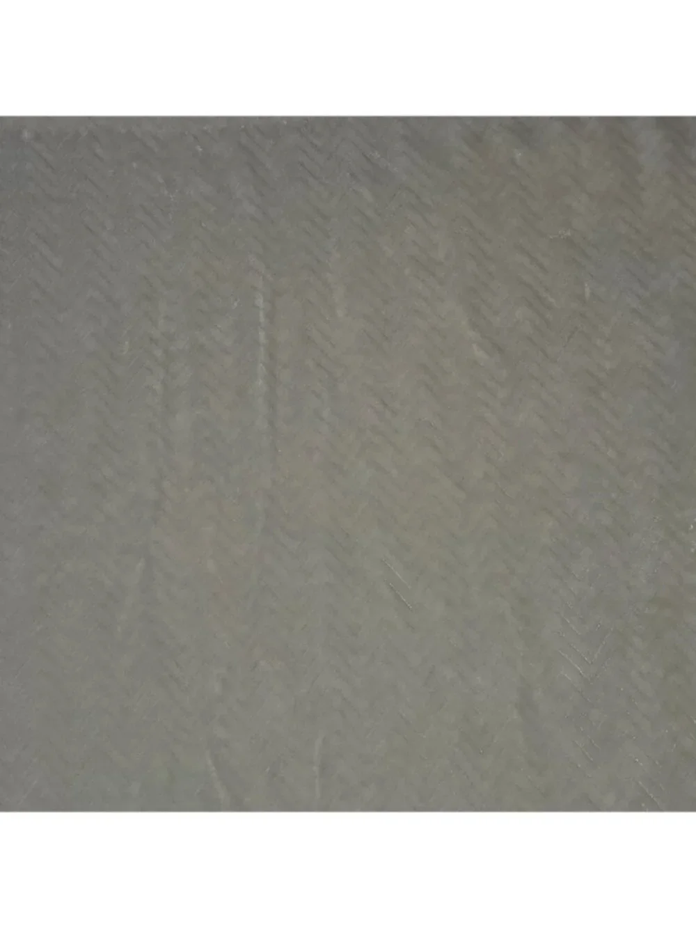 Petit Monde Solid White Embossed Chevron Baby Blanket Fleece Sherpa Soft 30x38